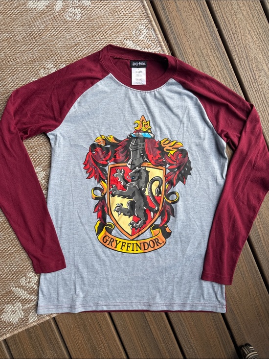 Harry potter Other - Harry Potter Gryffindor Raglan Tee - Maroon Sleeves, Grey Body